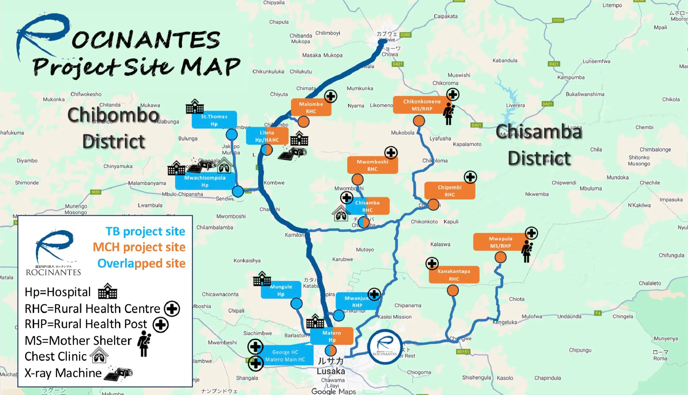 Rocinantes Project Site MAP