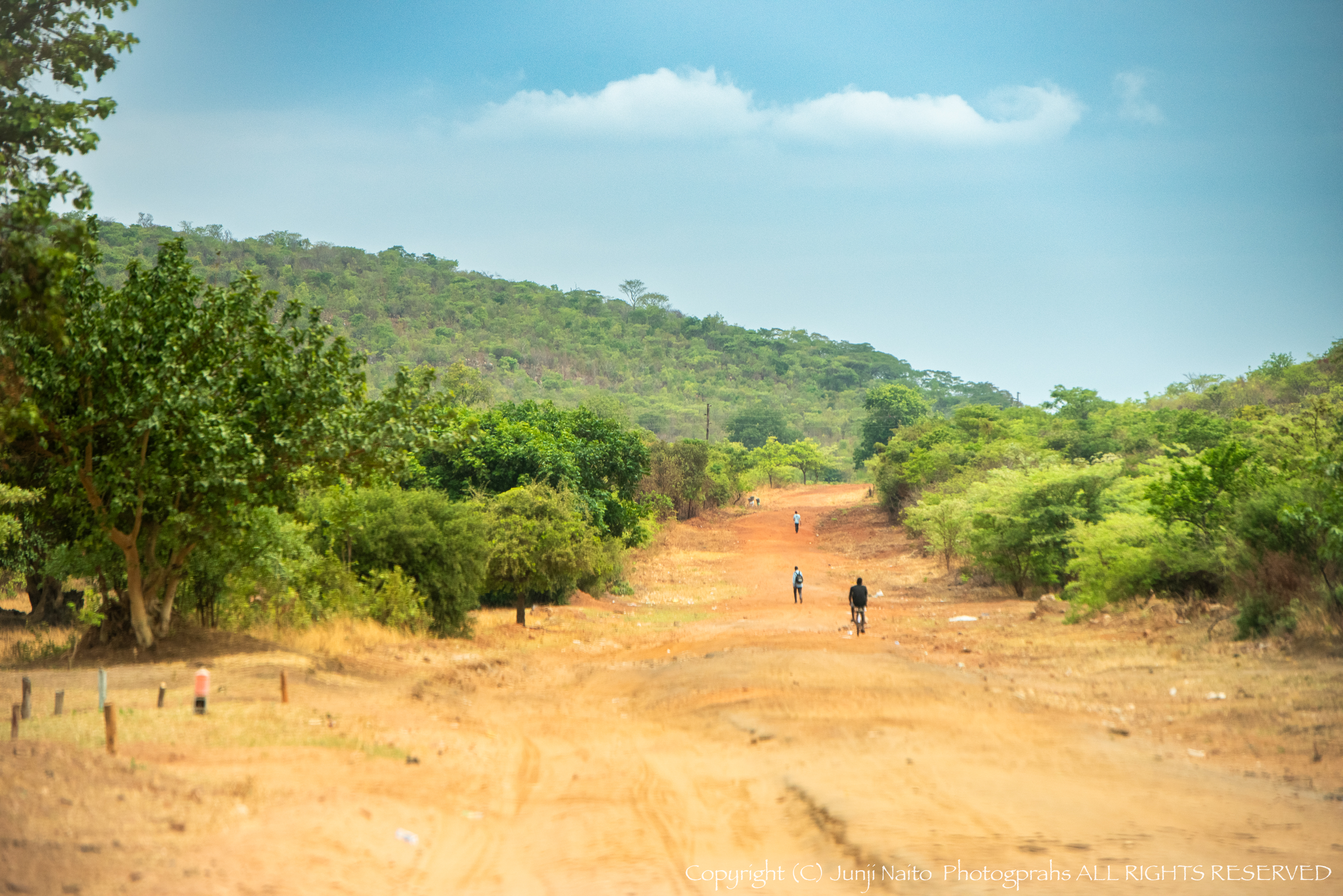 ザンビアの現地風景